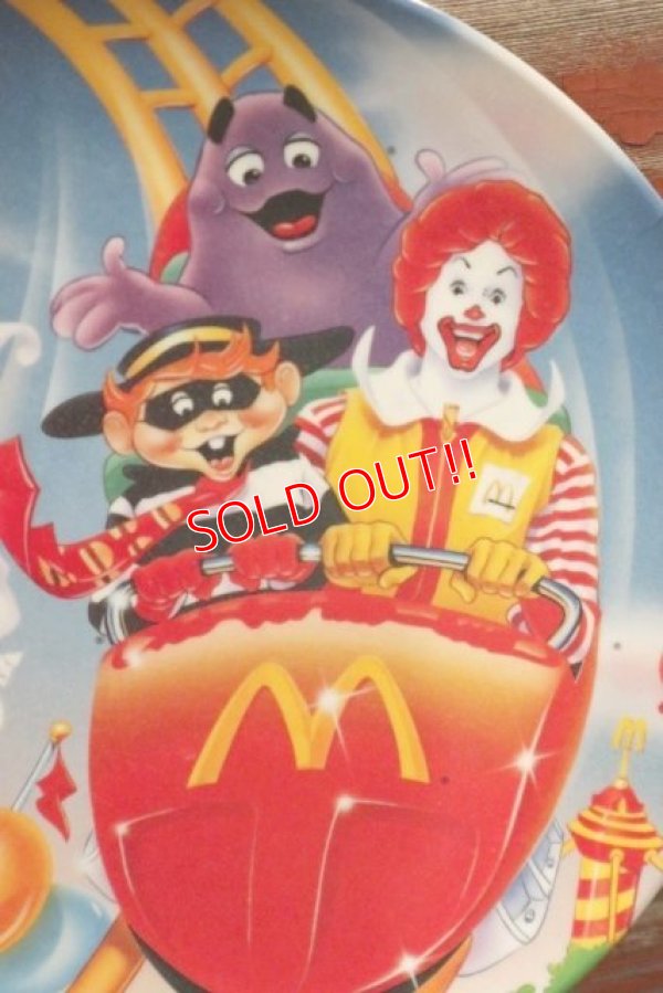 画像2: ct-210401-30 McDonald's / 1993 Collectors Plate "Roller Coaster"