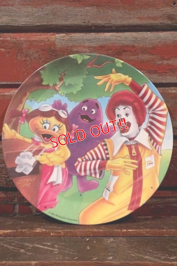 画像1: ct-210401-30 McDonald's / 1991 Collectors Plate "Garbage Box"