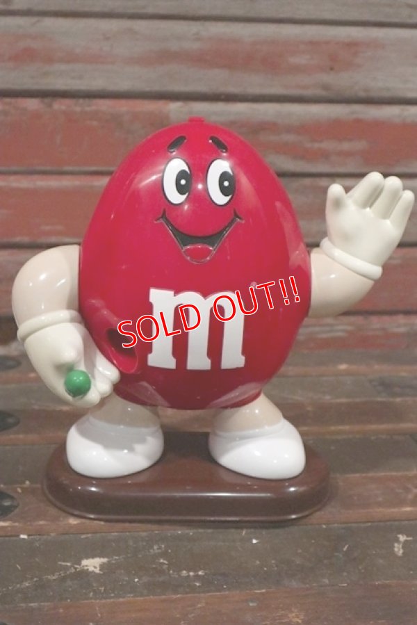 画像1: ct-210401-26 Mars / m&m's 1990's Dispenser "Red"