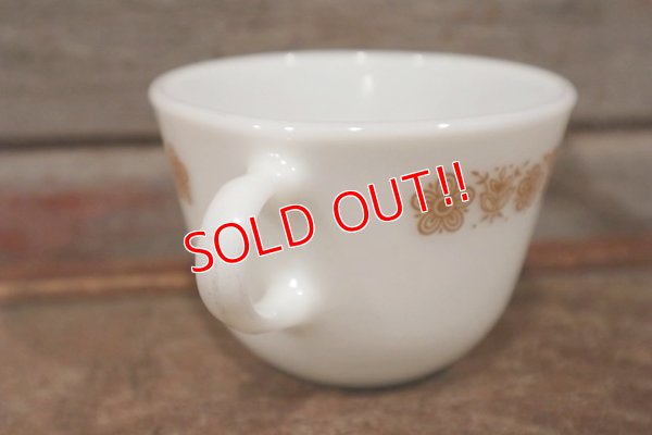 画像4: dp-210301-25 PYREX / 1960's-1970's Butterfly Gold Cup