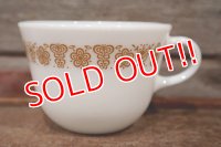 dp-210301-25 PYREX / 1960's-1970's Butterfly Gold Cup