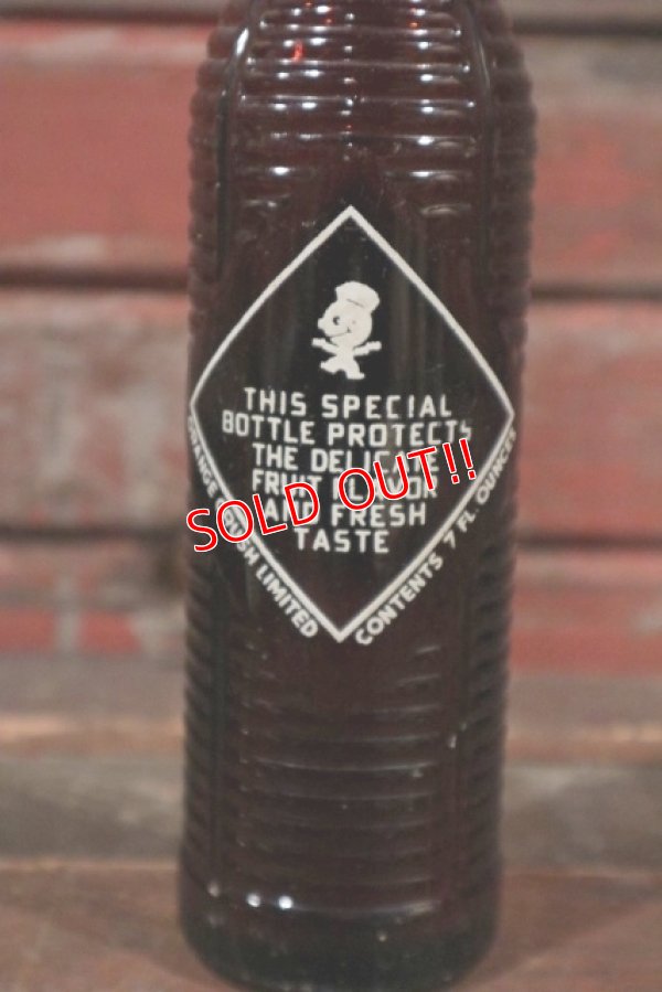 画像3: dp-210401-87 Orange-Crush / 1950's 7 FL.OZ Amber Bottle
