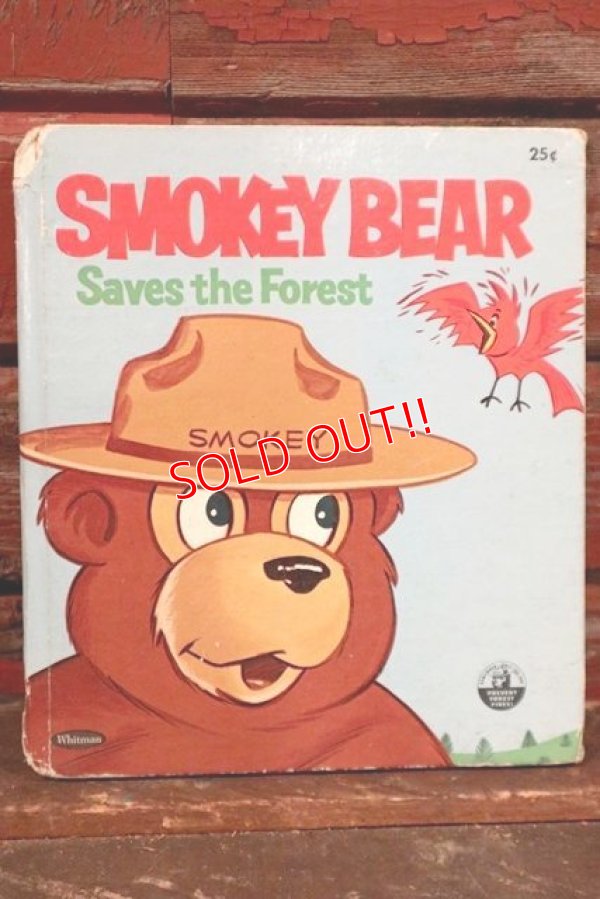 画像1: ct-210401-46 Smokey Bear / WHITMAN 1971 Saves the Forest Picture Book