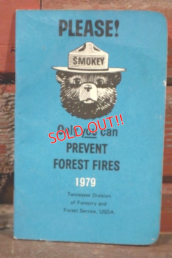 画像1: ct-210401-42 Smokey Bear / 1979 Pocket Calendar