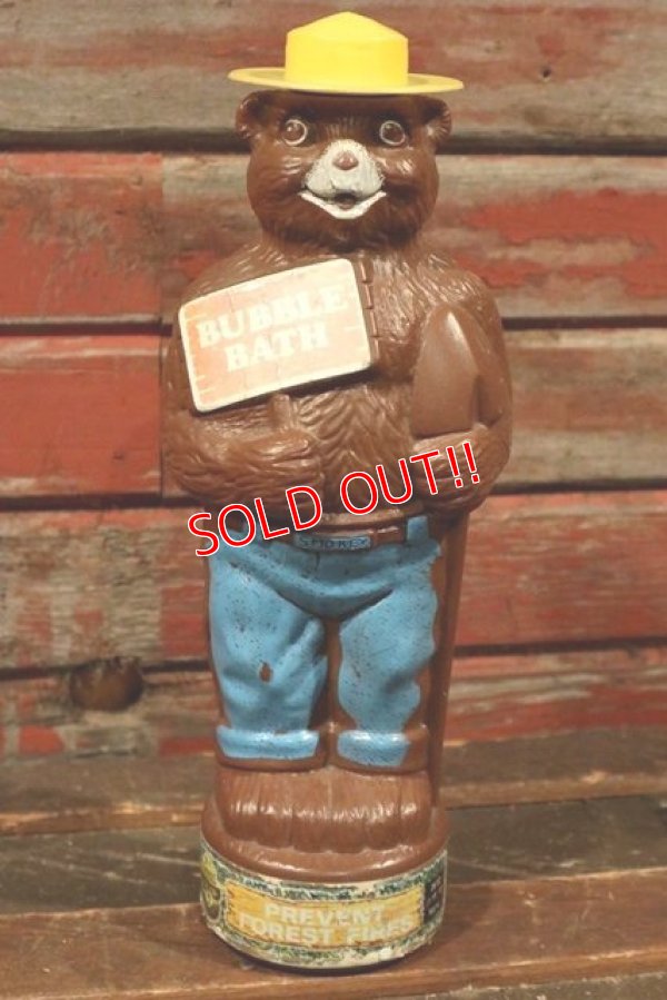 画像1: ct-210401-38 Smokey Bear / 1970's Bubble Bath Bottle