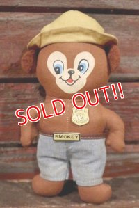 ct-210401-35 Smokey Bear / Knickerbocker 1970's mini Cloth Doll