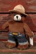 画像1: ct-210401-32 Smokey Bear / 1997 Plush Toy Keychain (1)