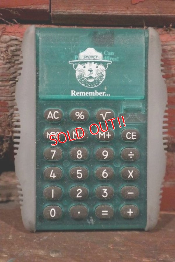 画像1: ct-210401-39 Smokey Bear / 1990's Calculator