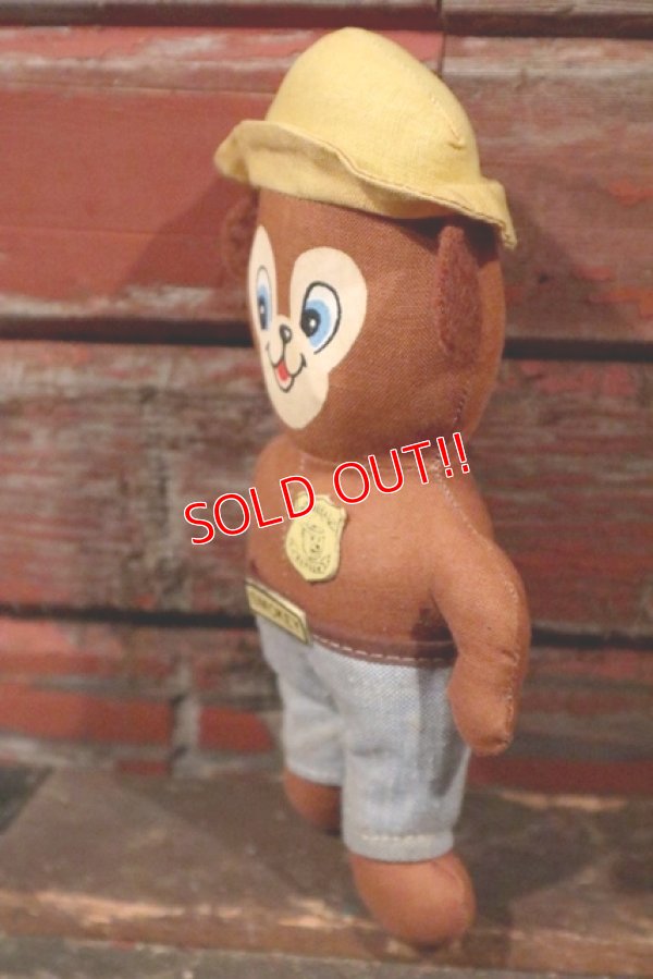 画像3: ct-210401-35 Smokey Bear / Knickerbocker 1970's mini Cloth Doll