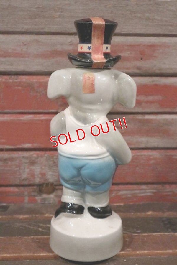 画像6: ct-210401-84 JIM BEAM / Republican Party Elephant 1964 Decanter
