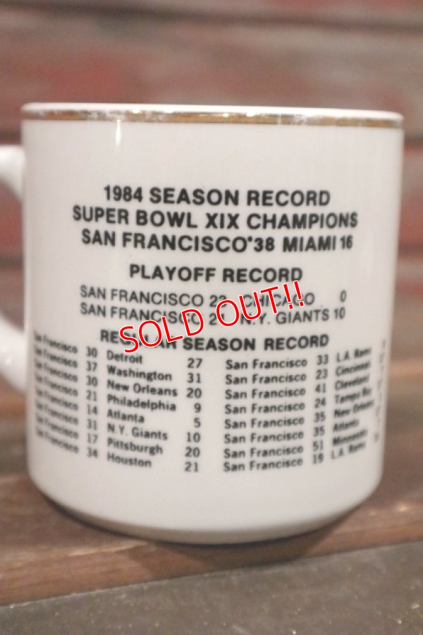 画像3: kt-210301-07 SAN FRANCISCO 49ERS / 1984 Ceramic Mug