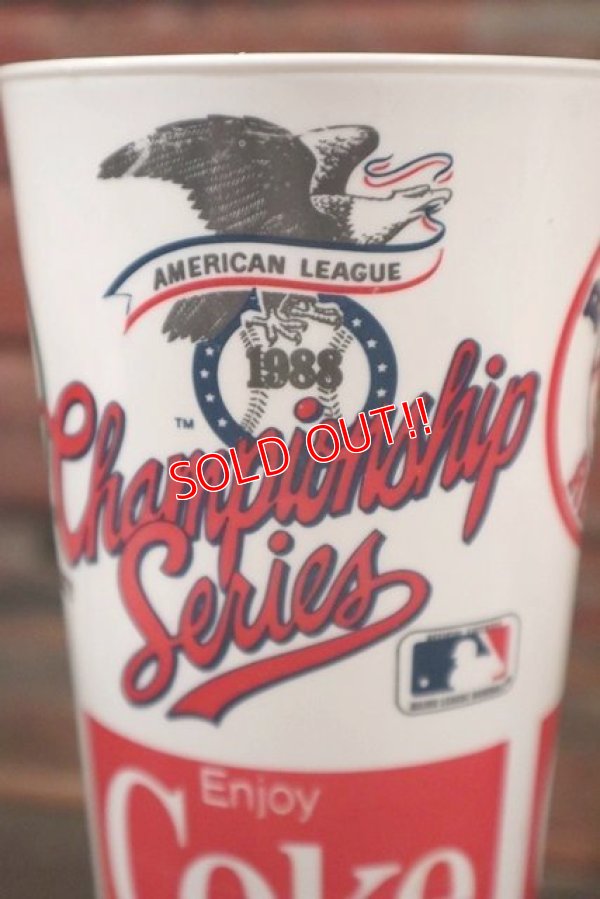 画像2: dp-210301-108 OAKLAND ATHLETICS・BOSTON RED SOX / 1988 Plastic Cup