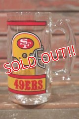 gs-210501-01 SAN FRANCISCO 49ERS / 1970's-1980's Beer Mug