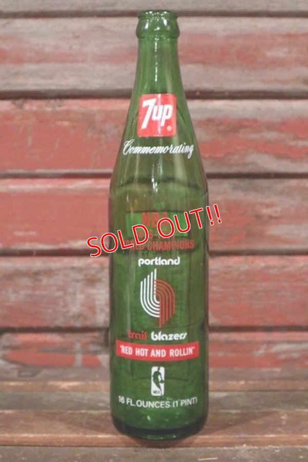 画像1: dp-210301-79 7up / Portland Trail Blazers 1976-1977 Season Record Bottle