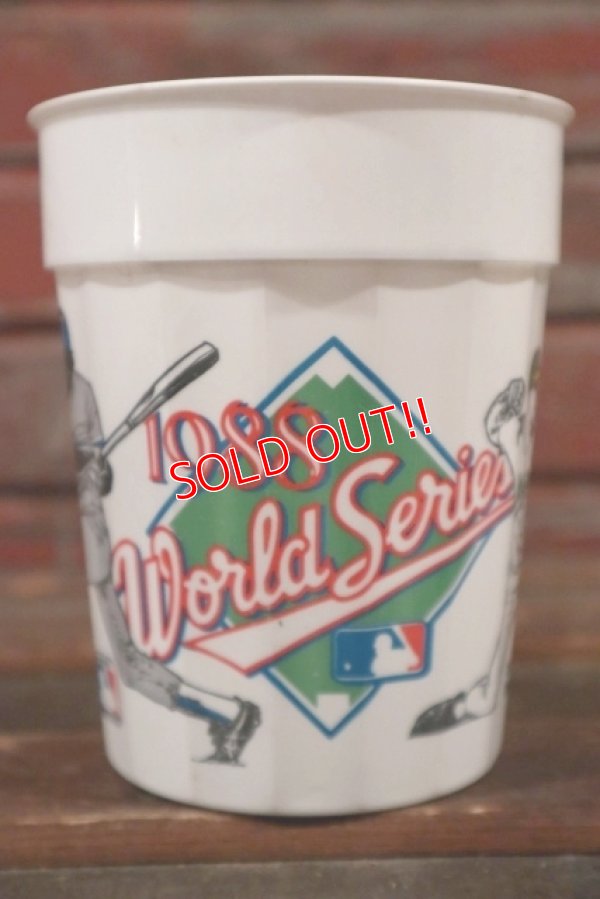 画像1: dp-210301-108 OAKLAND ATHLETICS・LA Dodgers / 1988 Plastic Cup