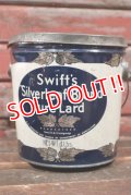 dp-210401-101 Swift's Silverleaf Brand Pure Lard / Vintage Tin Can