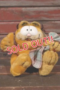 ct-210501-20 Garfield / DAKIN 1980's Plush Doll "Handkerchief"