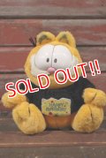 ct-210501-26 Garfield / CTI Industries 1990's Plush Doll "Happy Birthday"