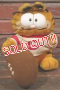 ct-210501-16 Garfield / DAKIN 1980's Plush Doll "Football"