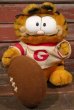 画像1: ct-210501-16 Garfield / DAKIN 1980's Plush Doll "Football" (1)