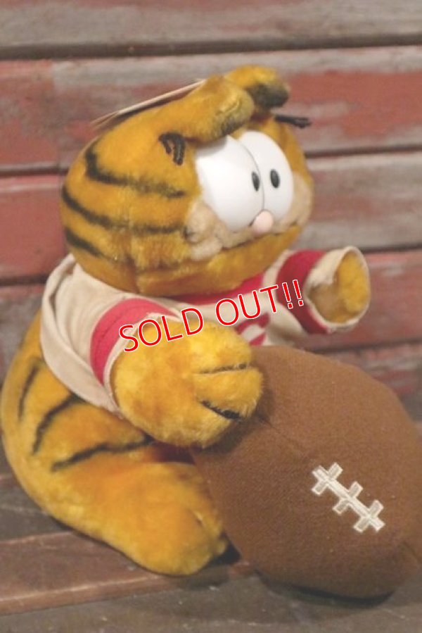 画像3: ct-210501-16 Garfield / DAKIN 1980's Plush Doll "Football"