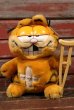 画像1: ct-210501-19 Garfield / DAKIN 1980's Plush Doll "Crutch" (1)