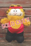 ct-210501-22 Garfield / DAKIN 1980's Plush Doll "Aerobics"