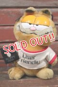 ct-210501-18 Garfield / DAKIN 1980's Plush Doll "Floppy Disk"