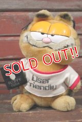 ct-210501-18 Garfield / DAKIN 1980's Plush Doll "Floppy Disk"