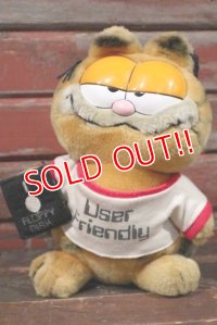 ct-210501-18 Garfield / DAKIN 1980's Plush Doll "Floppy Disk"