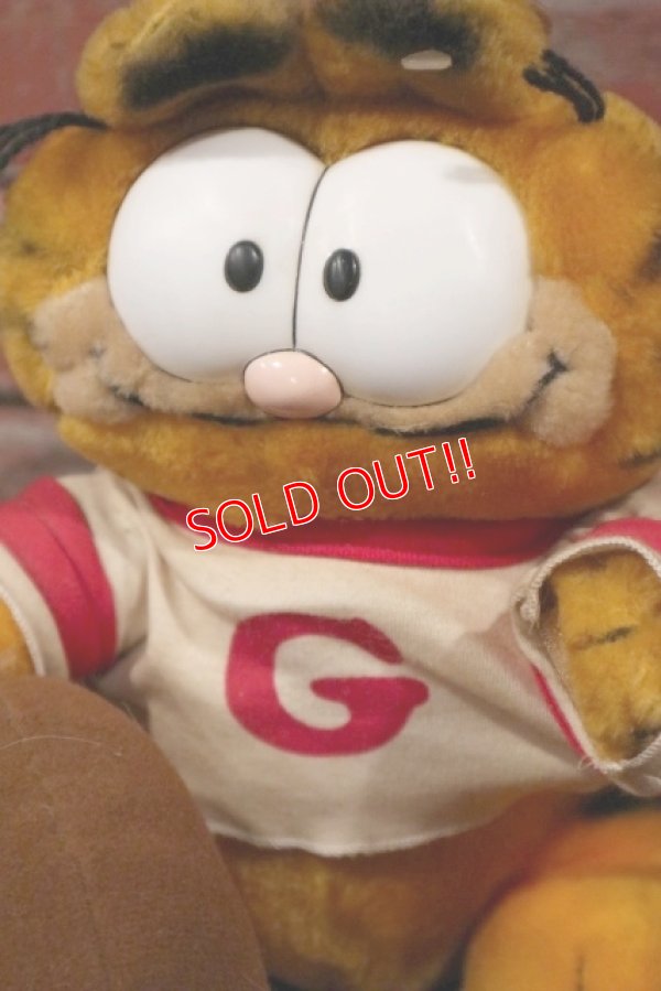 画像2: ct-210501-16 Garfield / DAKIN 1980's Plush Doll "Football"