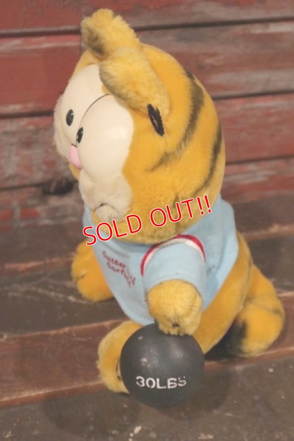 画像5: ct-210501-17 Garfield / DAKIN 1980's Plush Doll "Bowling"