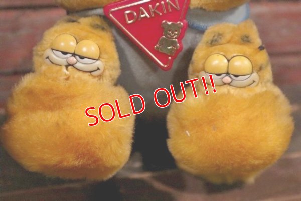 画像3: ct-210501-15 Garfield / DAKIN 1980's Plush Doll "Slipper"