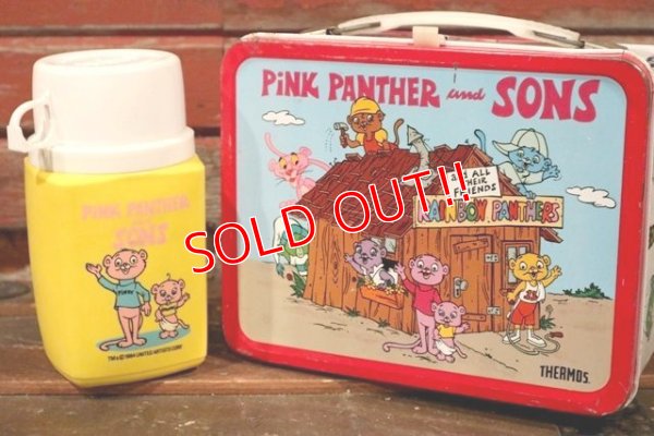 画像1: ct-210501-30 Pink Panther and Sons / THERMOS 1980's Lunch Box
