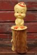 画像1: ct-210501-35 Tweety / 1960's Soaky Bottle Cover (Brown) (1)