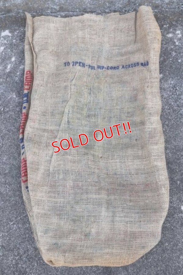 画像5: dp-210401-66 OMC BRAND POTATOES / Vintage Burlap Bag