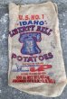 画像1: dp-210401-66 IDAHO LIBERTY BELL POTATOES / Vintage Burlap Bag (1)