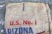 画像2: dp-210401-66 ARIZONA EVERKRISP POTATOES / Vintage Burlap Bag (2)