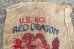 画像2: dp-200301-19 RED DRAGON CALIFRONIA POTATOES / Vintage Burlap Potato Bag D (2)
