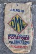 画像1: dp-210401-66 OMC BRAND POTATOES / Vintage Burlap Bag (1)