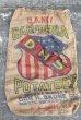 画像1: dp-210401-66 CALIFORNIA DHS POTATOES / Vintage Burlap Bag (1)