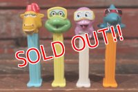 pz-130917-04 Crazy Animals / PEZ Dispenser Set
