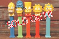 pz-130917-04 the Simpsons / PEZ Dispenser Set