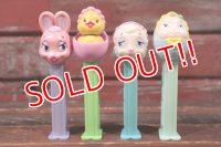pz-130917-04 Easter / 2000's PEZ Dispenser Set of 4