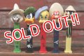 pz-130917-04 LOONEY TUNES Back in Action / PEZ Dispenser Set