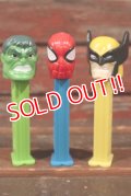 pz-130917-04 Spiderman,Hulk,Wolverine / PEZ Dispenser Set