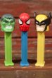 画像1: pz-130917-04 Spiderman,Hulk,Wolverine / PEZ Dispenser Set (1)