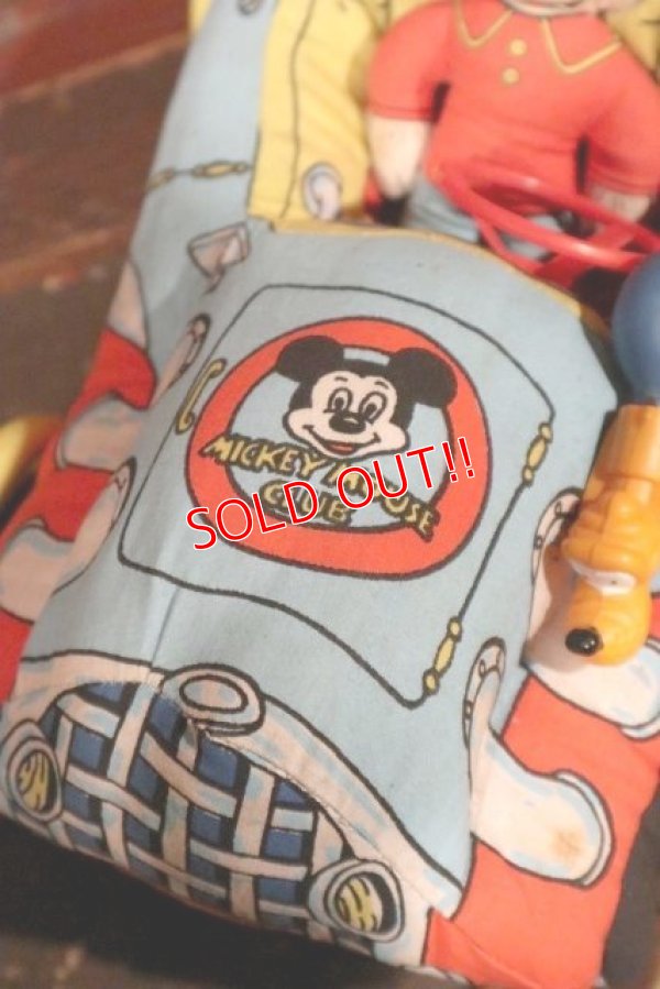 画像2: ct-210401-61 Mickey Mouse Club / 1960's Cloth Car Toy