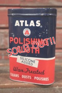 dp-210401-98 ATLAS / 1950's Polishing Cloth Can