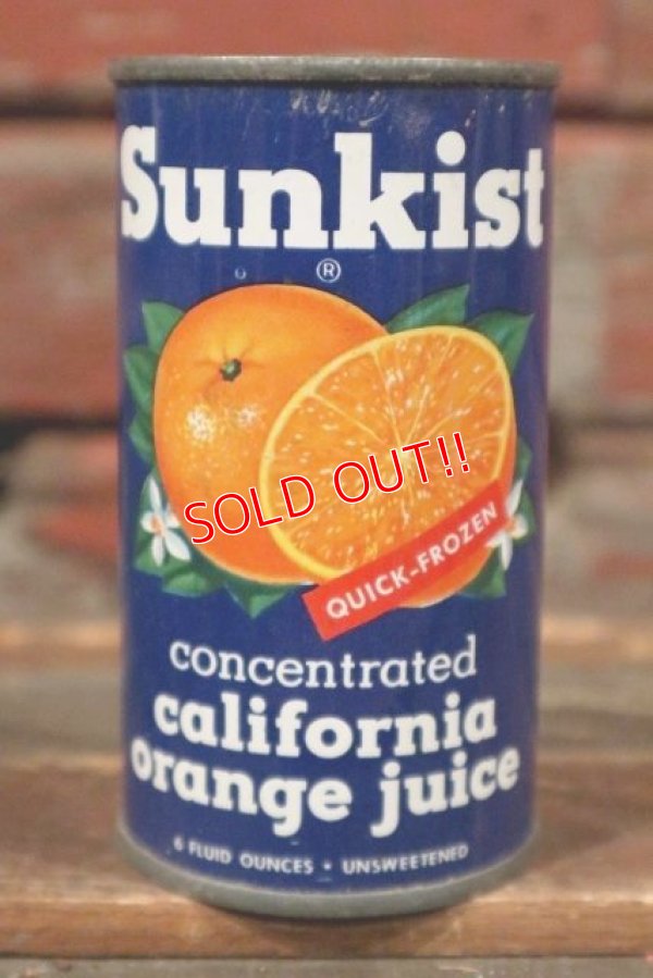 画像1: dp-210501-09 Sunkist / Vintage Orange Juice Can